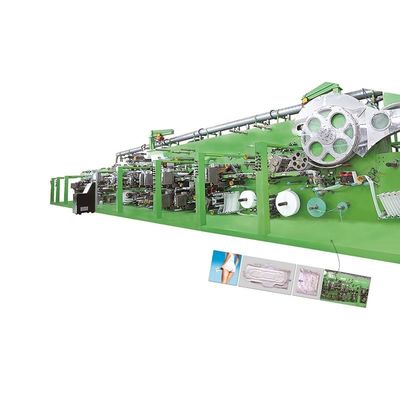 Secondhand Baby Diaper Making Machine Used Semi Automatic Sanitary Napkin Machine