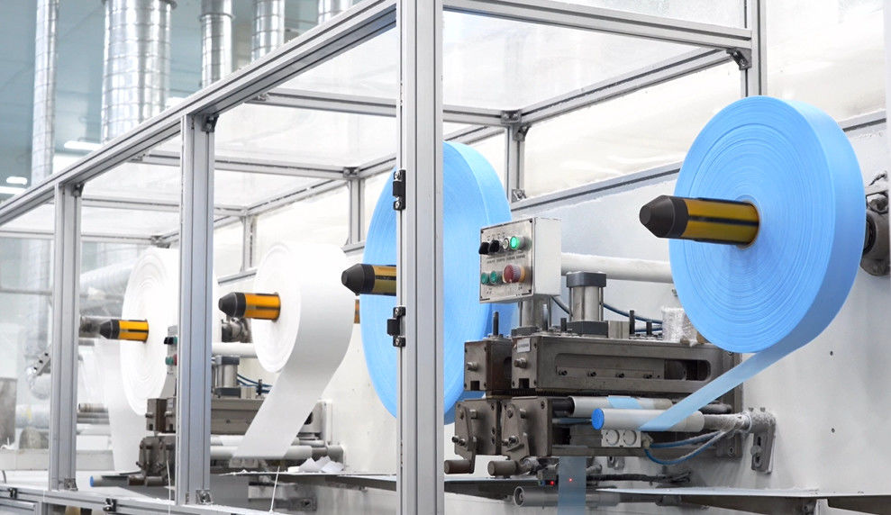High Speed Full Servo Control Fully Automatic Sanitary Napkin Making Machine 